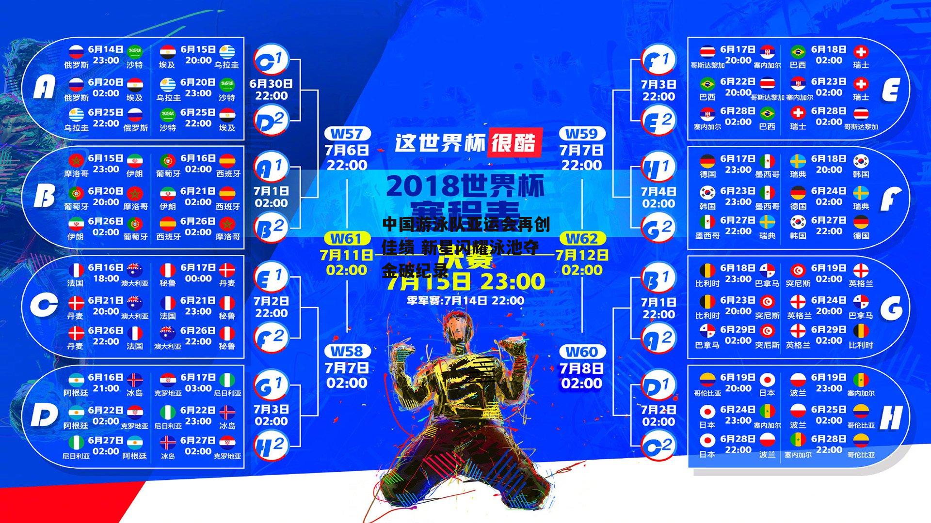 中国游泳队亚运会再创佳绩 新星闪耀泳池夺金破纪录